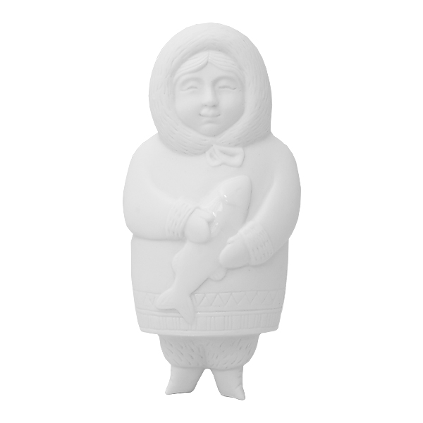 Ёлочная игрушка "Эскимос с рыбой"