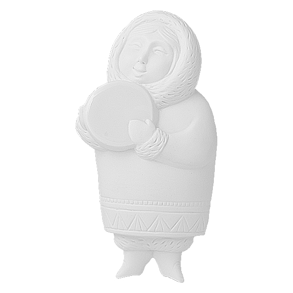 Ёлочная игрушка "Эскимос с бубном"