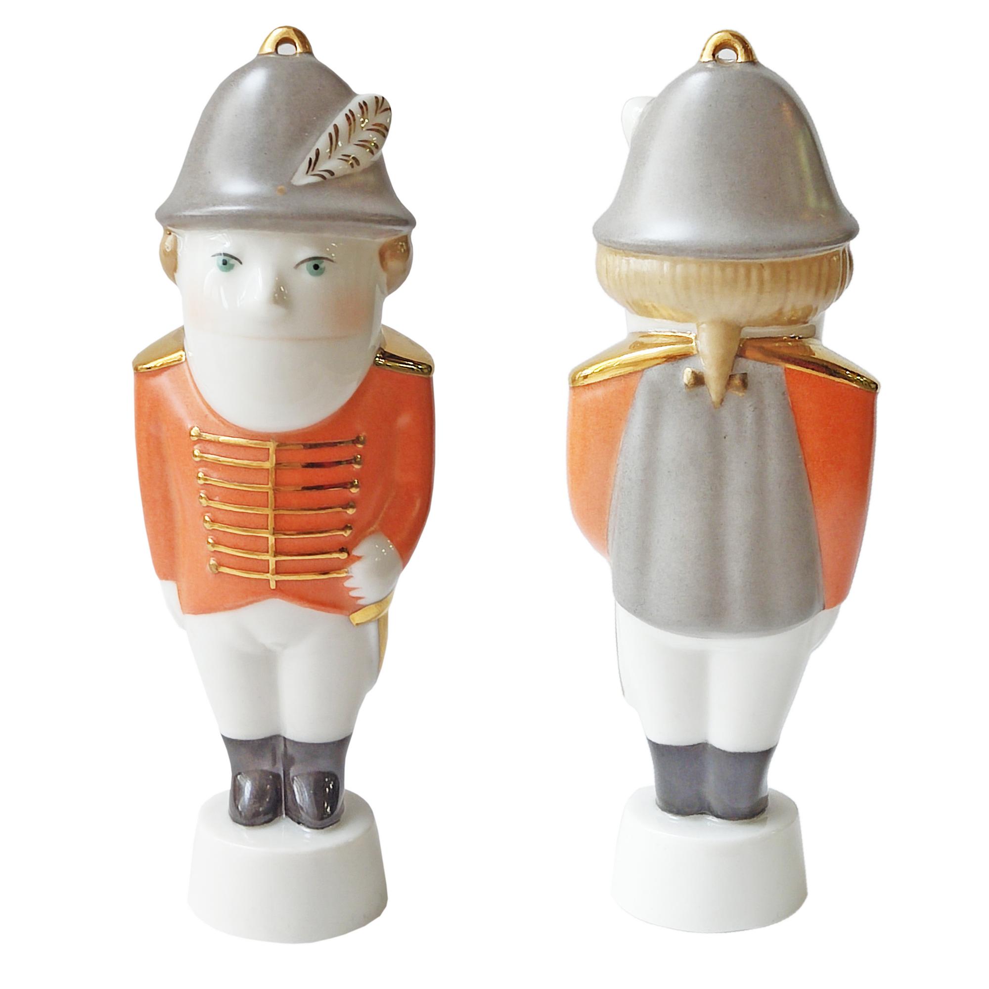 Ёлочная игрушка "Щелкунчик". Декорированная