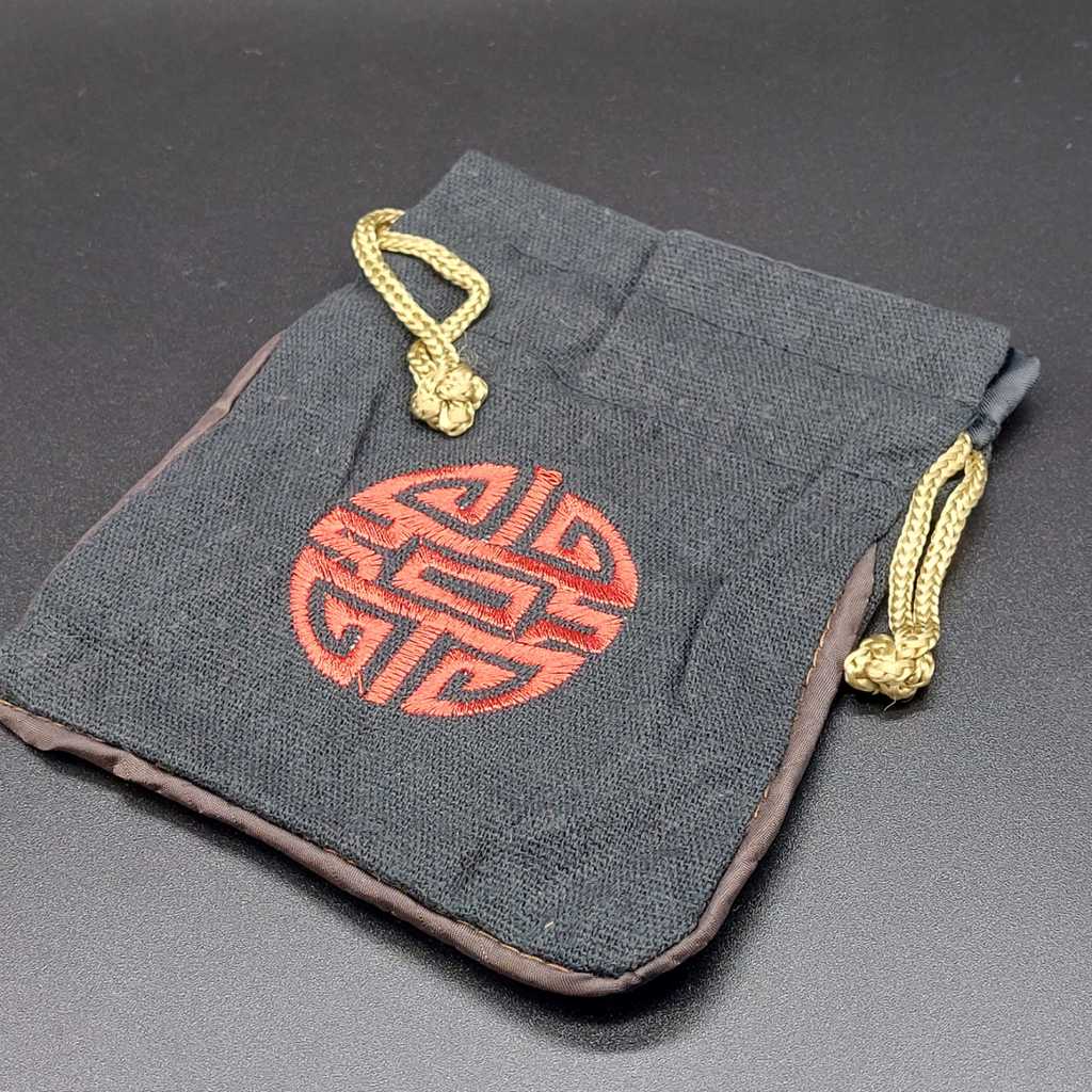 Мешочек с символом "Шоу" черный