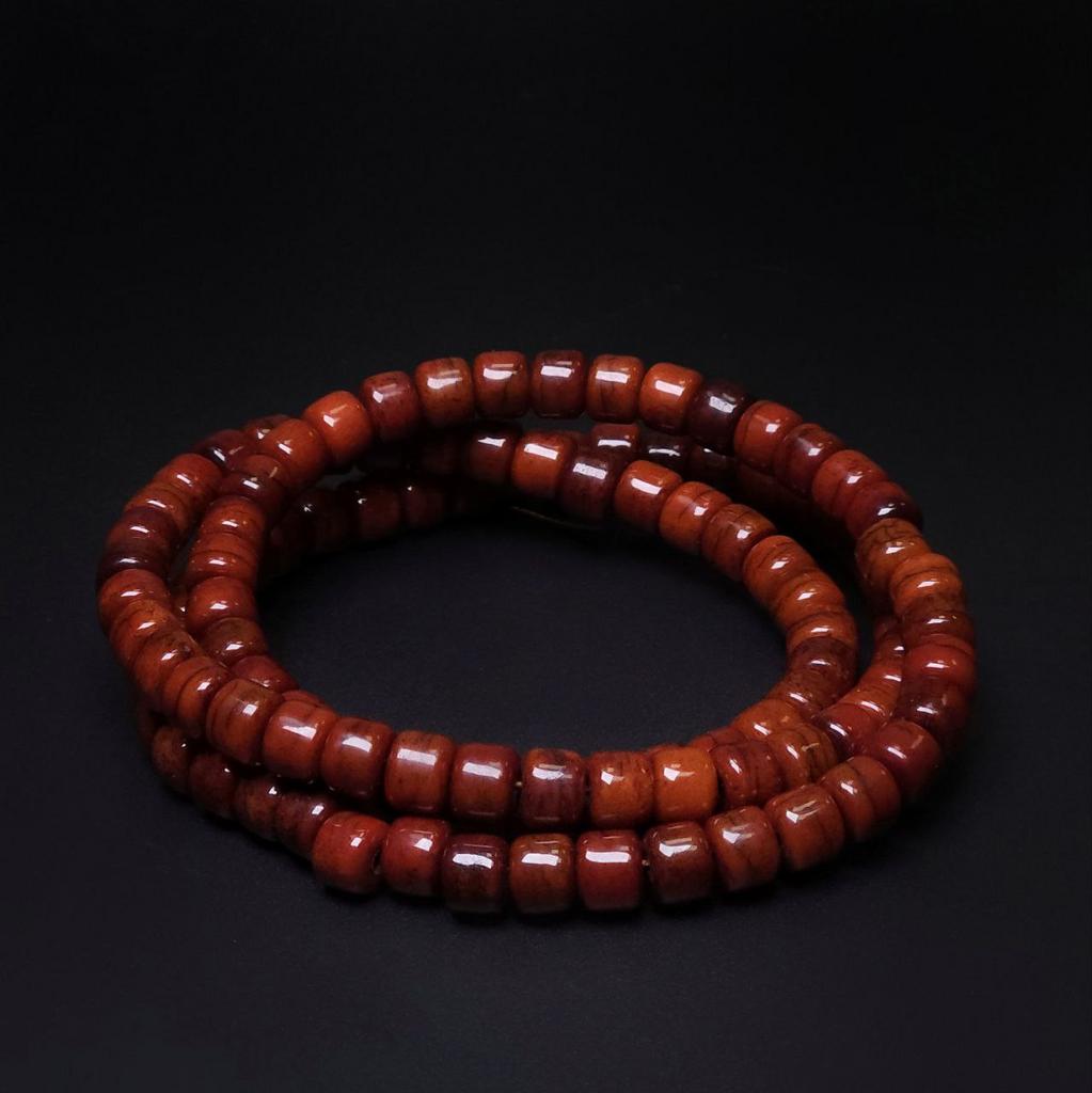 Набор бусин для четок из кости яка 8 мм