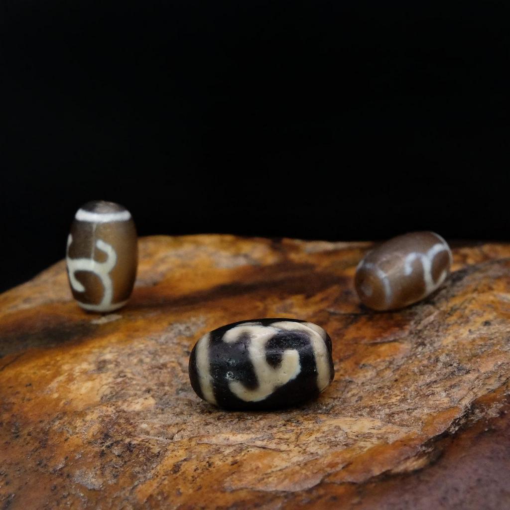 Бусина Дзи Зелёная Тара N°2