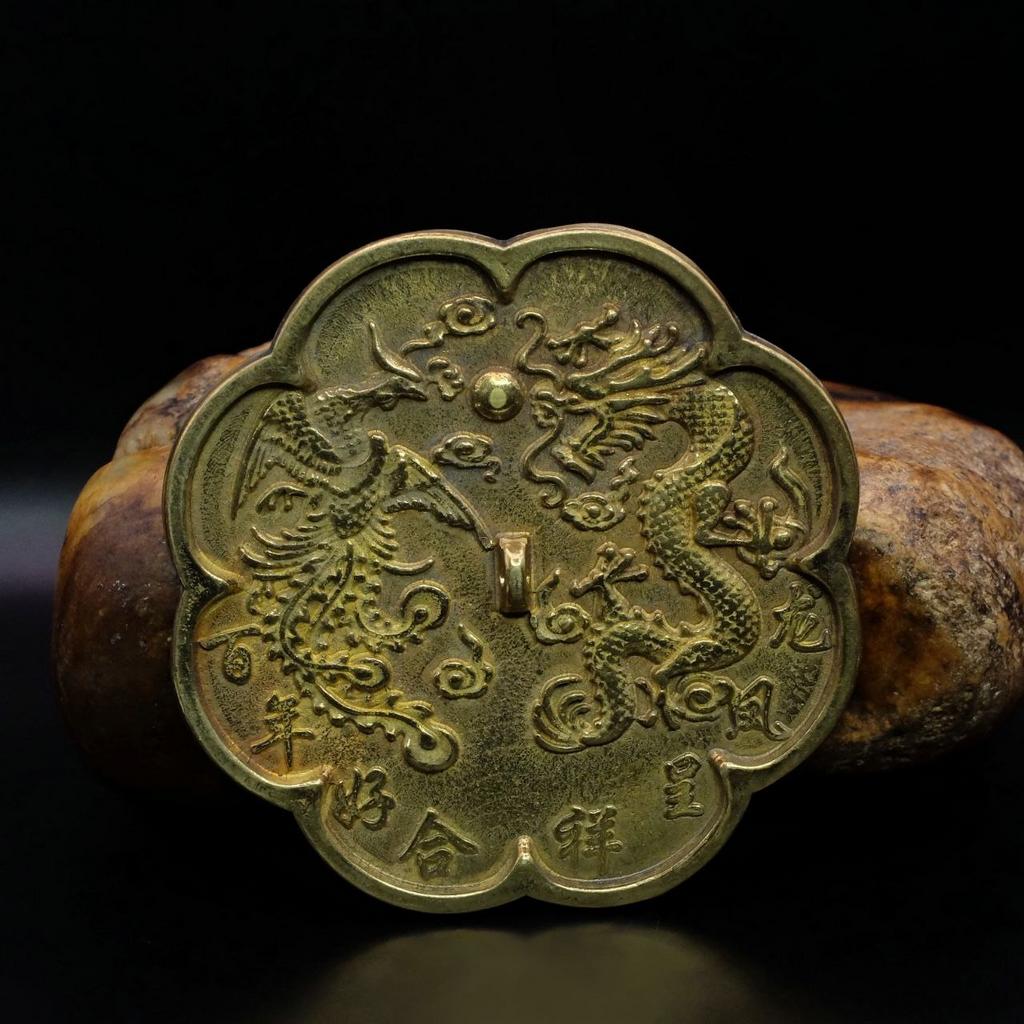 Шаманское зеркало Дракон и Феникс