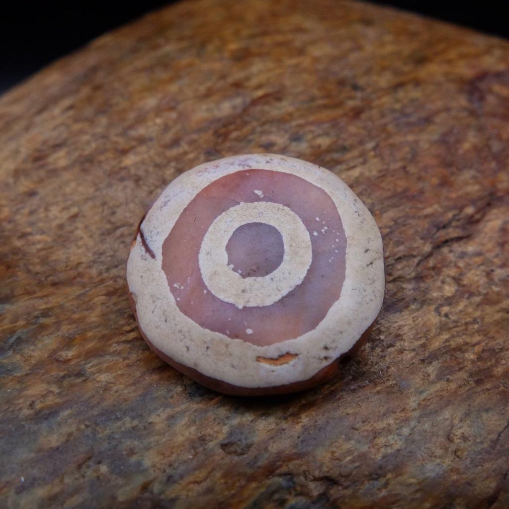 Бусина Дзи Солнце N°6 старинная