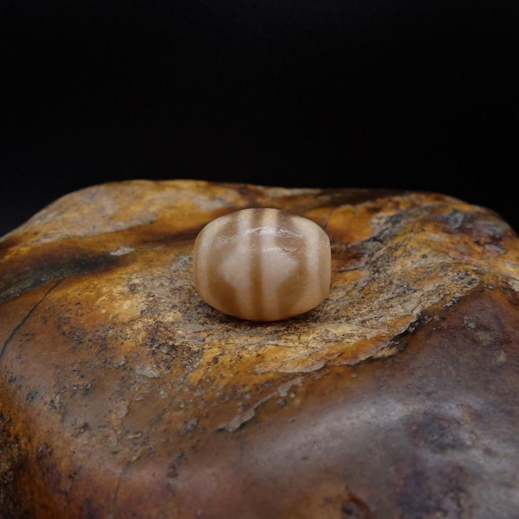 Бусина Дзи Двойные Зубы Тигра N°81 original