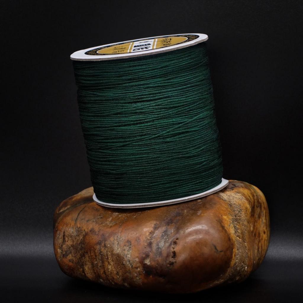 Нить для чёток изумрудная 1 мм