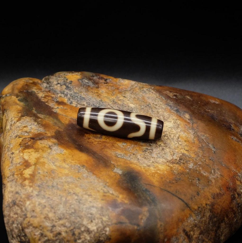 Бусина Дзи 4 стихии (4 благодати) N°14 original