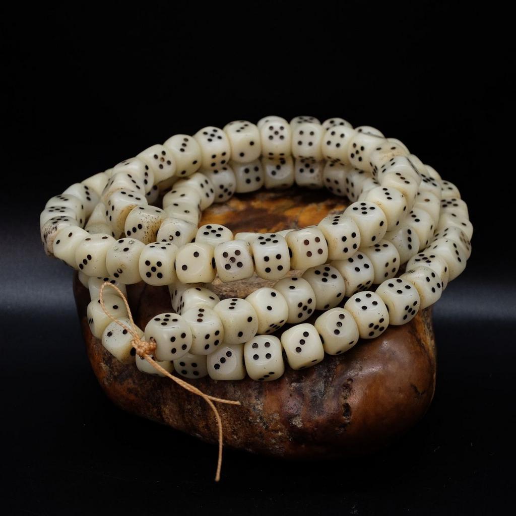 Четки из кости верблюда "Игральные кубики" большие