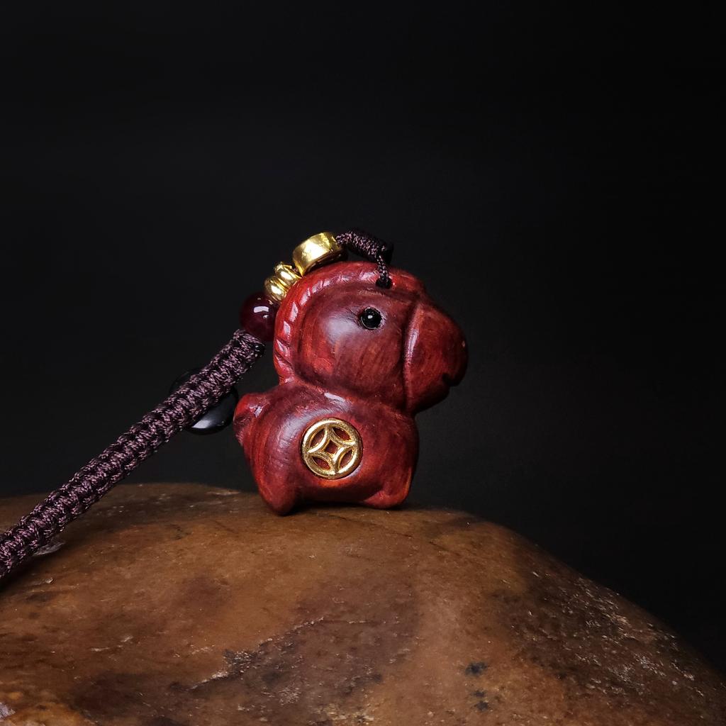 Брелок Лошадь из палисандра