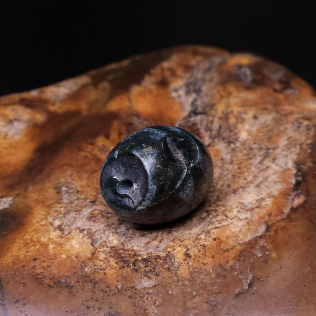 Бусина Дзи Двойные Зубы Тигра N°99