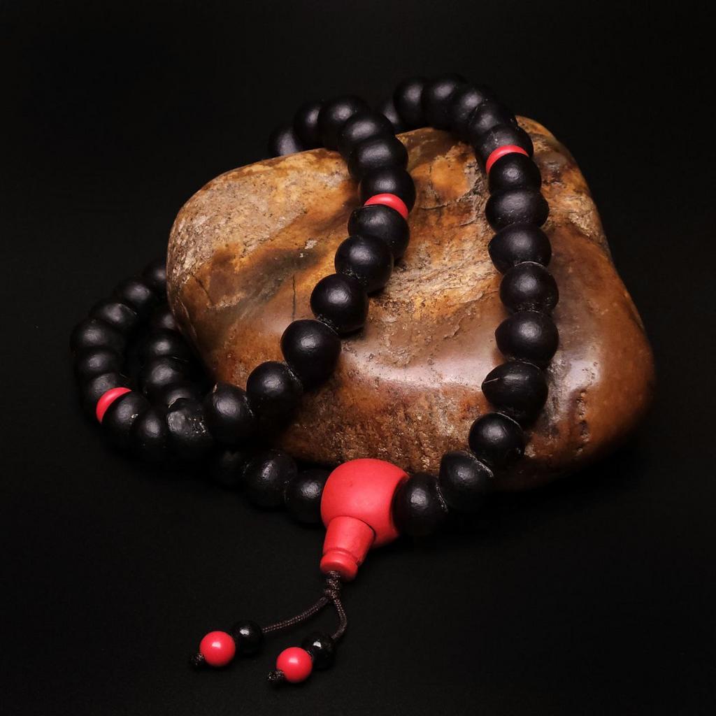 Чётки Кали с киноварью