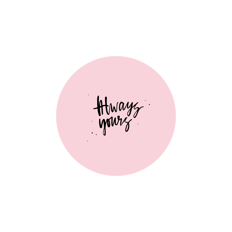 значок "always yours"