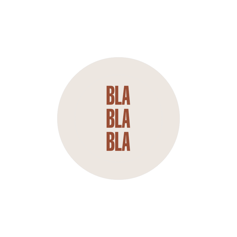 значок "bla bla bla"