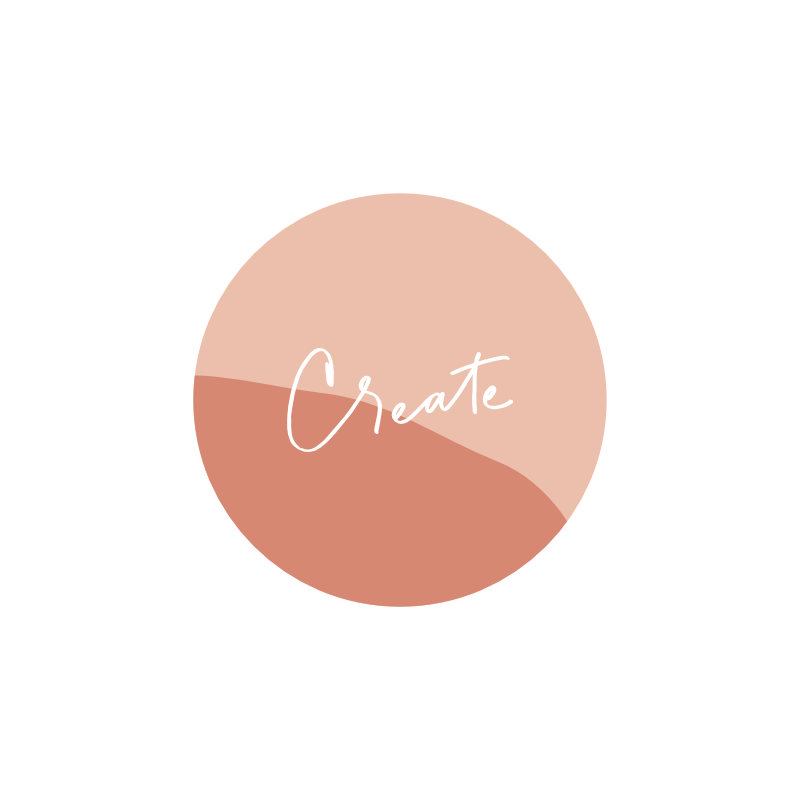 значок "create" (бежевый)