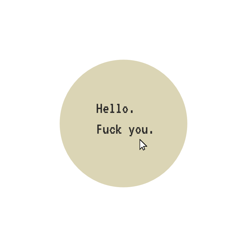 значок "hello"