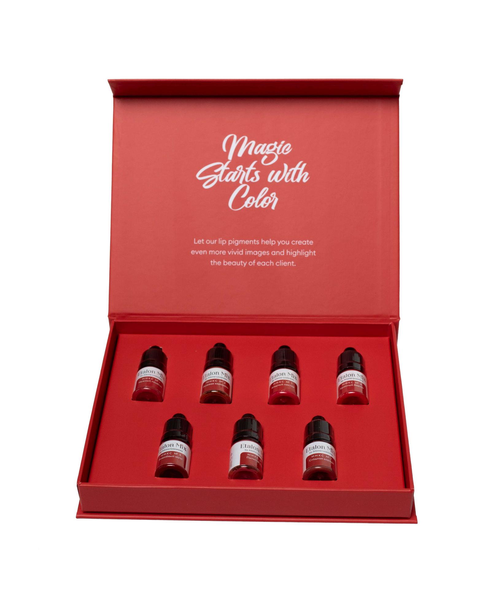 СЕТ ИЗ ПИГМЕНТОВ ДЛЯ ГУБ