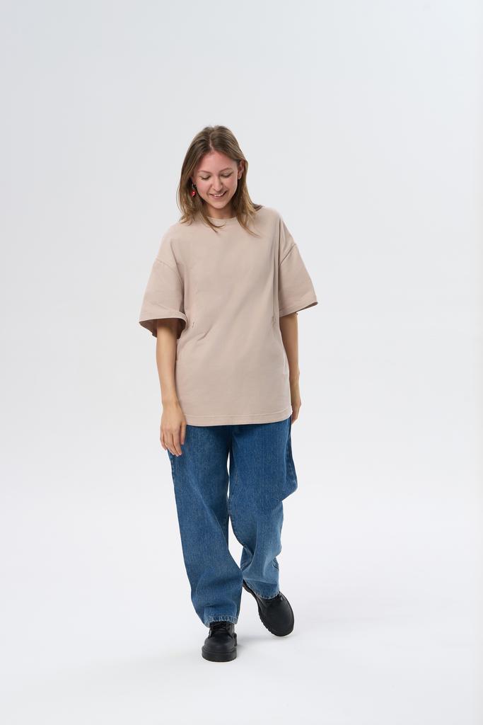 футболка art 022 бежевая