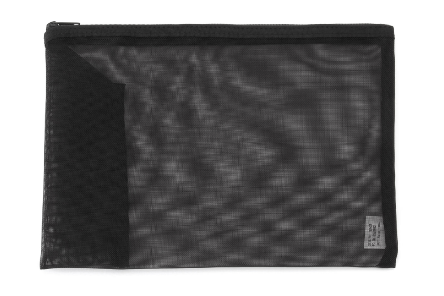 Косметичка-органайзер с внутренним кармашком черного цвета