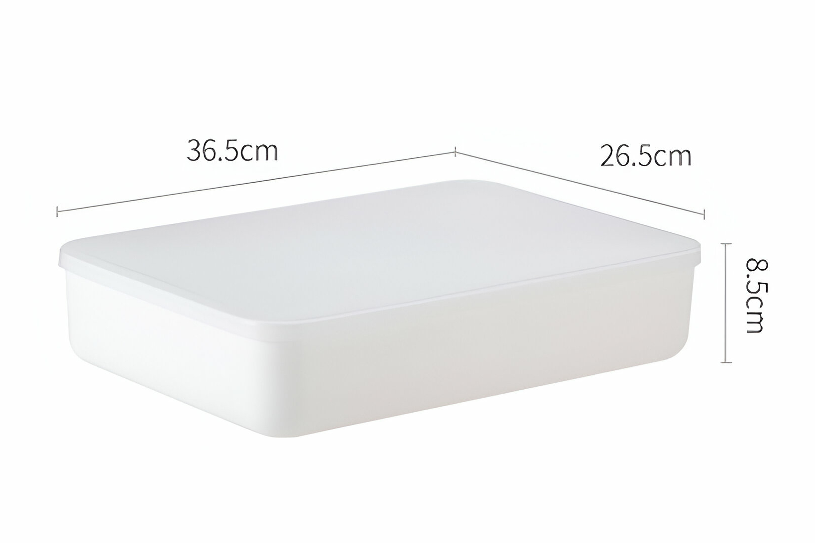 Контейнер для хранения M плоский с крышкой