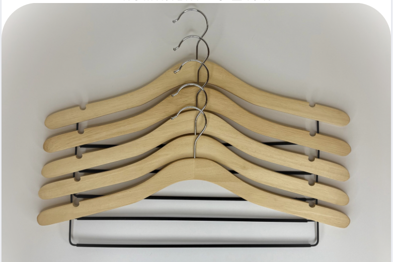 Плечики для одежды натуральный цвет 5 штук