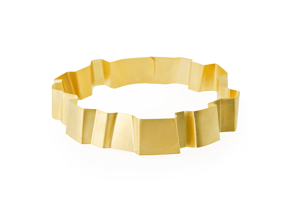 VALENTINA FALCHI Чокер Gargantilla Tangliatella в позолоте