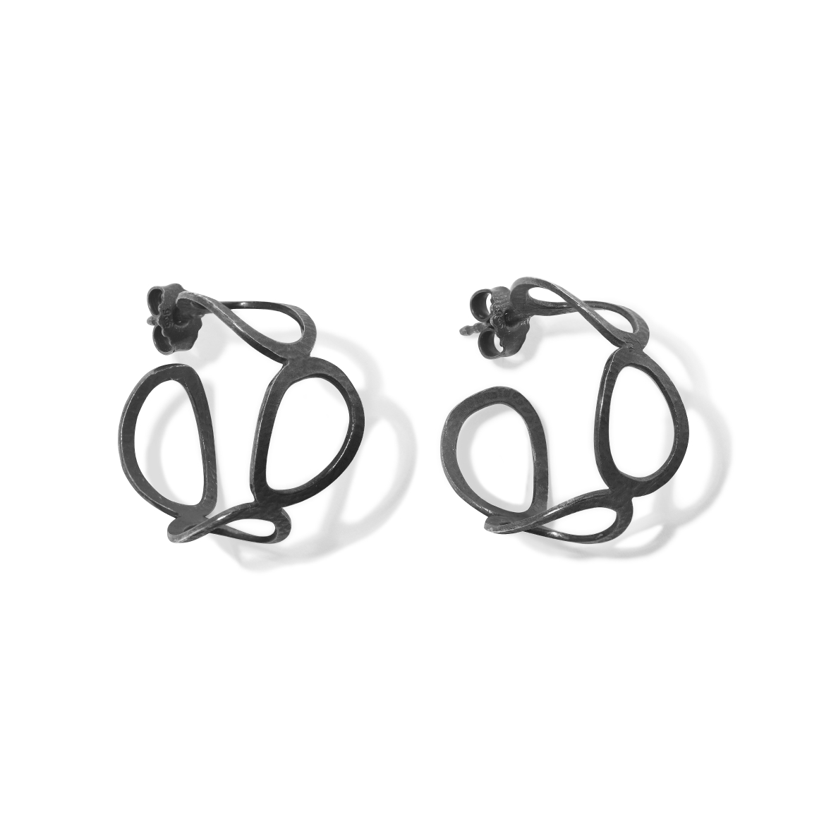 GREGO GARCIA Серьги Oval Hoops