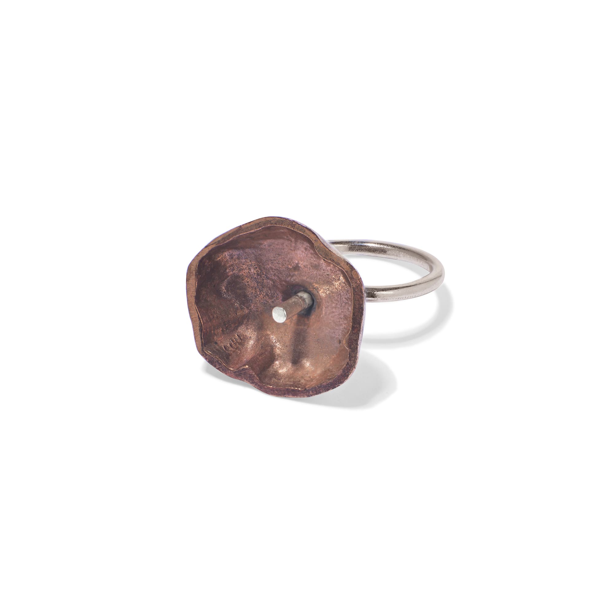 ANA PINA Кольцо Singular в бронзе