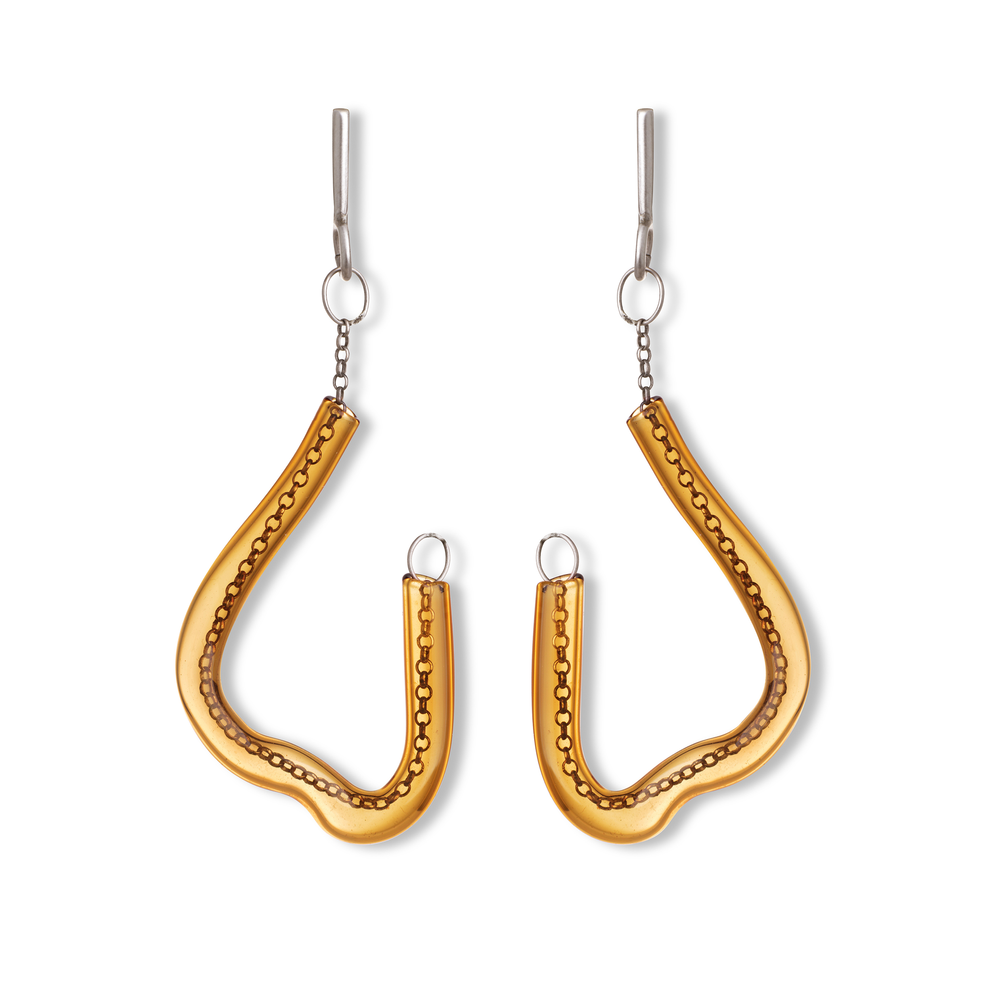 MARTINA PONT Серьги Transparent