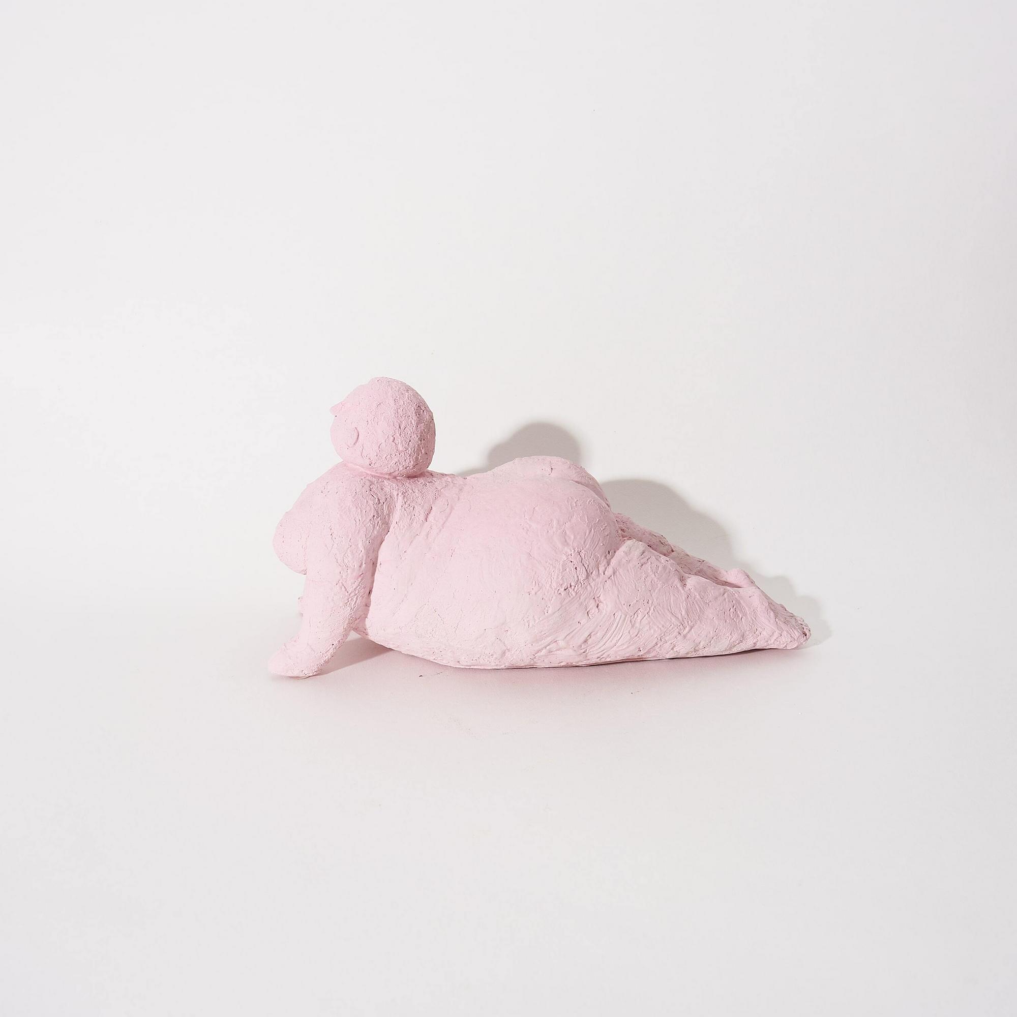 KimCa Decor Скульптура Женщина V4 в розовом цвете