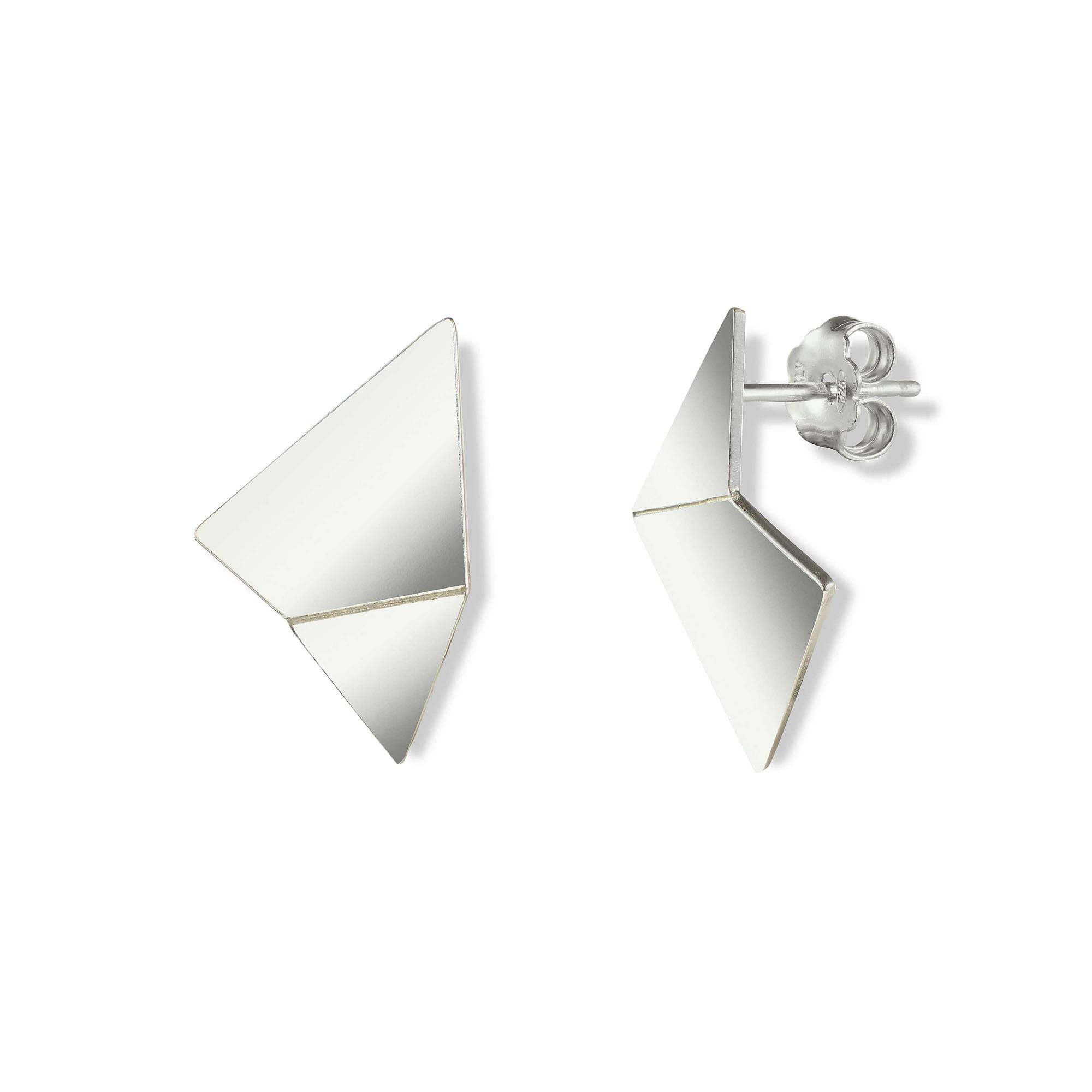 Burcu Büyükünal Глянцевые серьги Origami