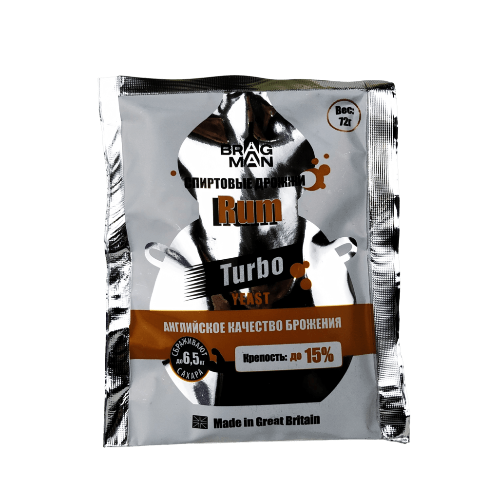Дрожжи Bragman Rum, 72г