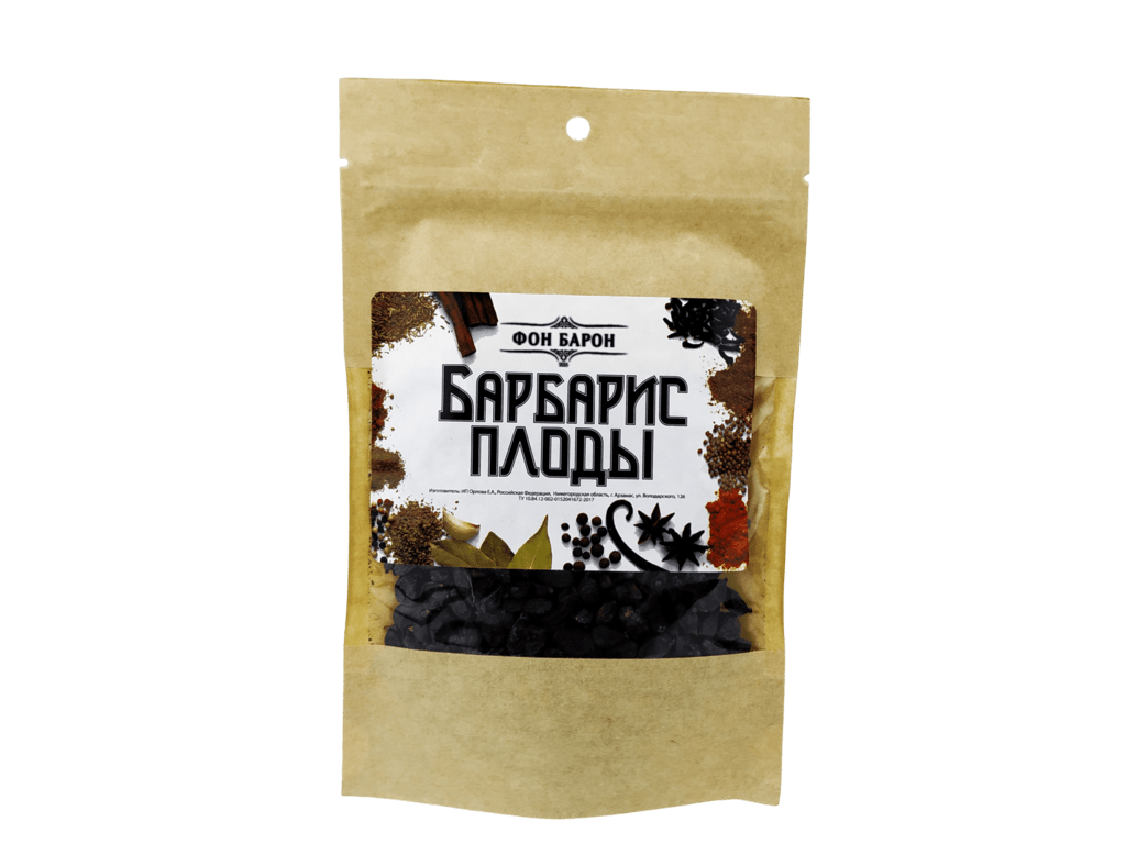 Барбарис плоды, 30г