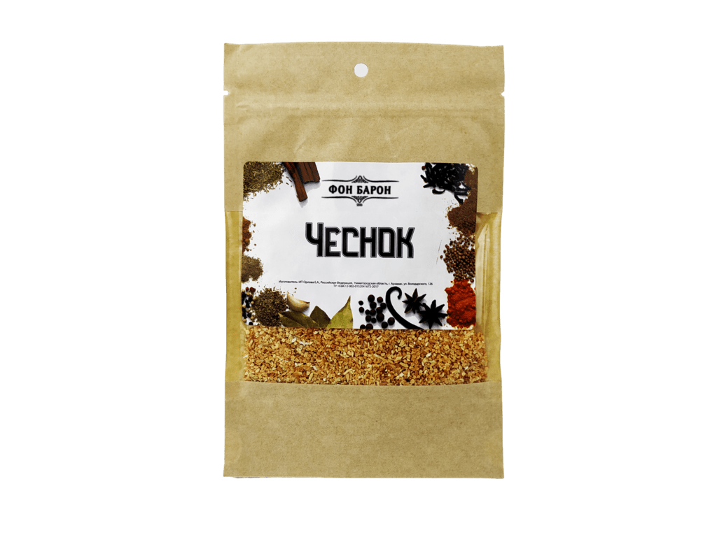 Чеснок сушеный, 30г