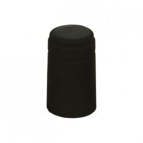 Термоусадочный колпачек на бутылку - черный