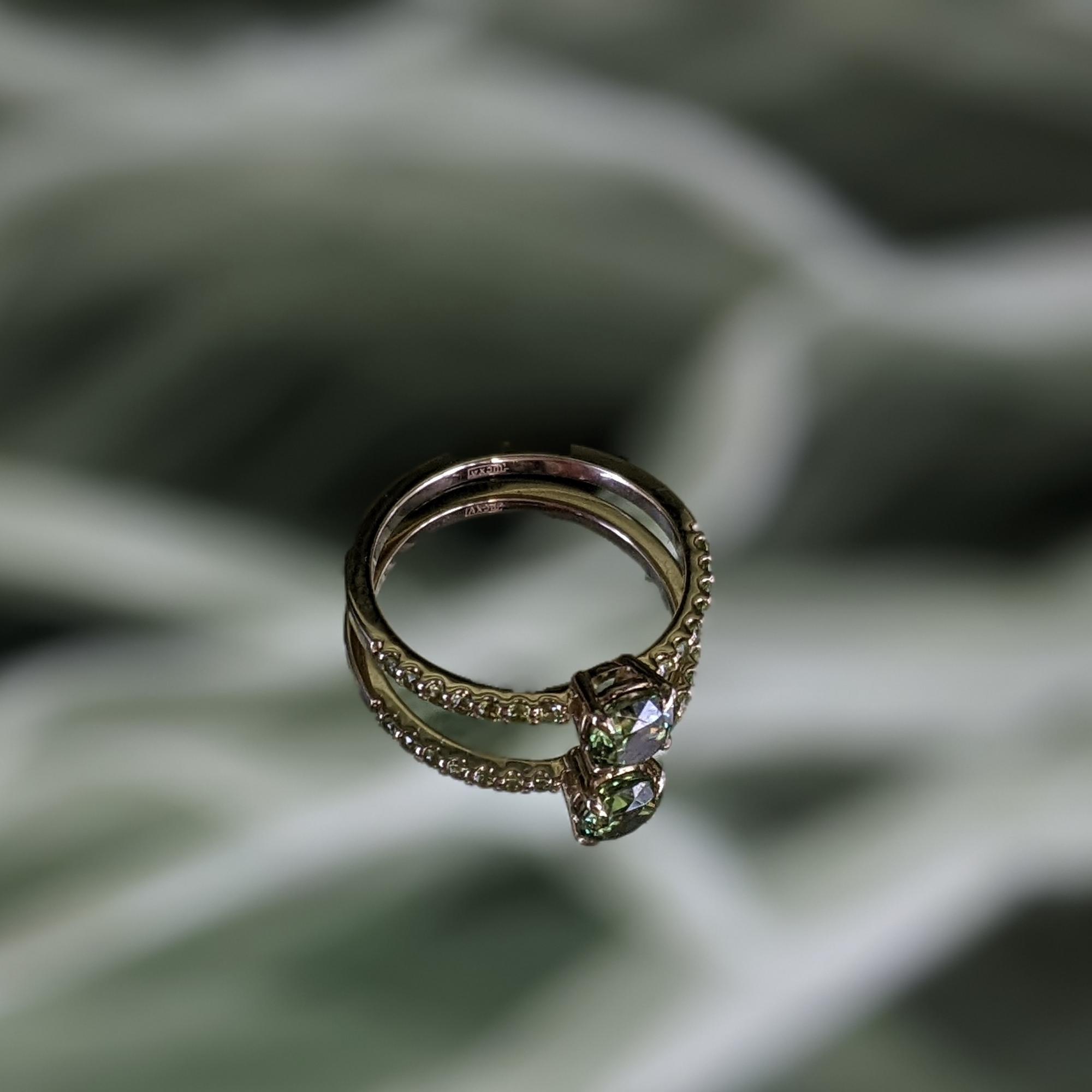 Кольцо «Apple Green»