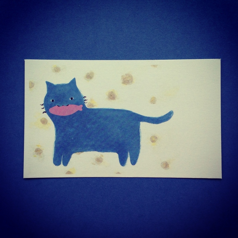 Кот и рыба
