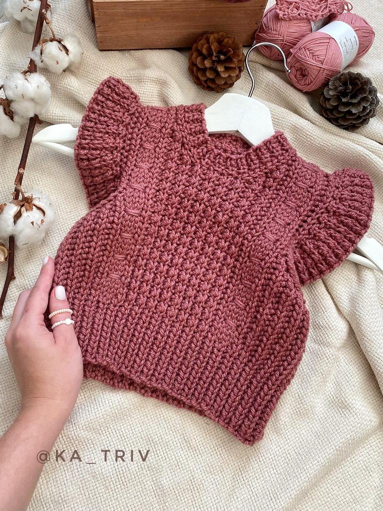 Мастер-класс по вязанию жилета  "Гермиона"