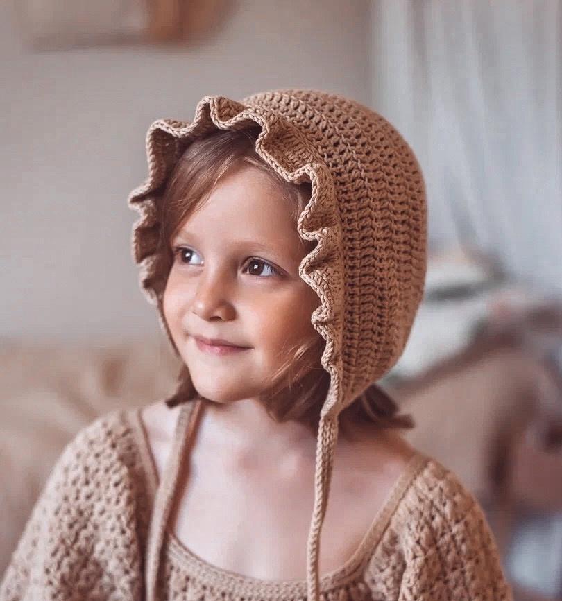 Мастер-класс по вязанию крючком чепца "Mary / Мари"