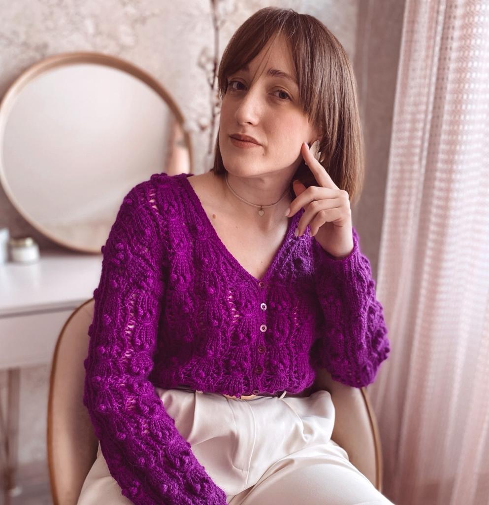 Мастер-класс по вязанию крючком кардигана "Amore / Любовь"