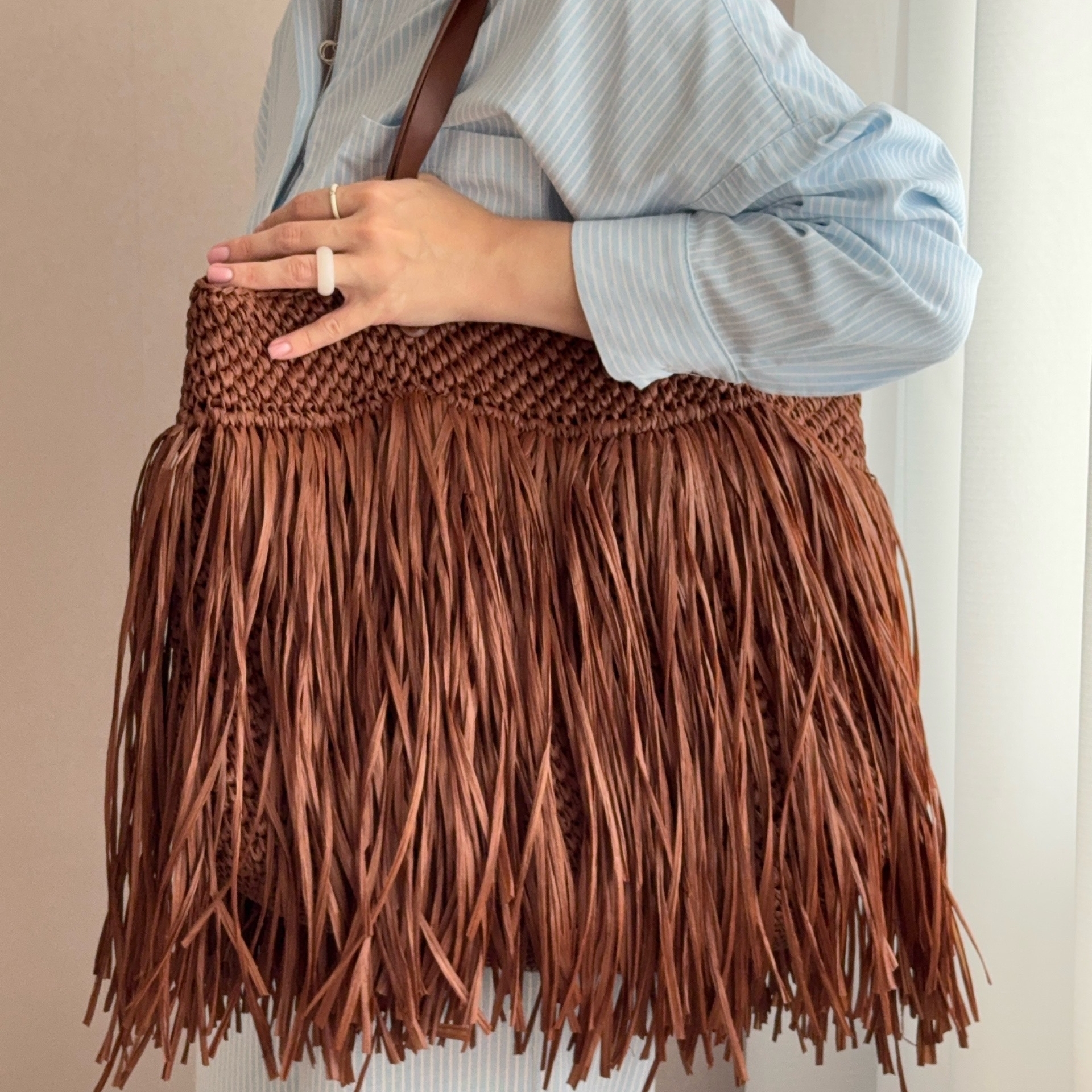 Мастер-класс по вязанию крючком сумки "Summer raffia bag" / Летняя сумка из рафии