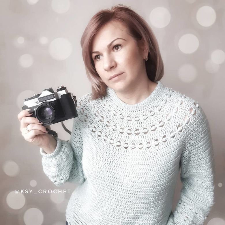 МК. Джемпер "Ожерелье" взрослый вариант