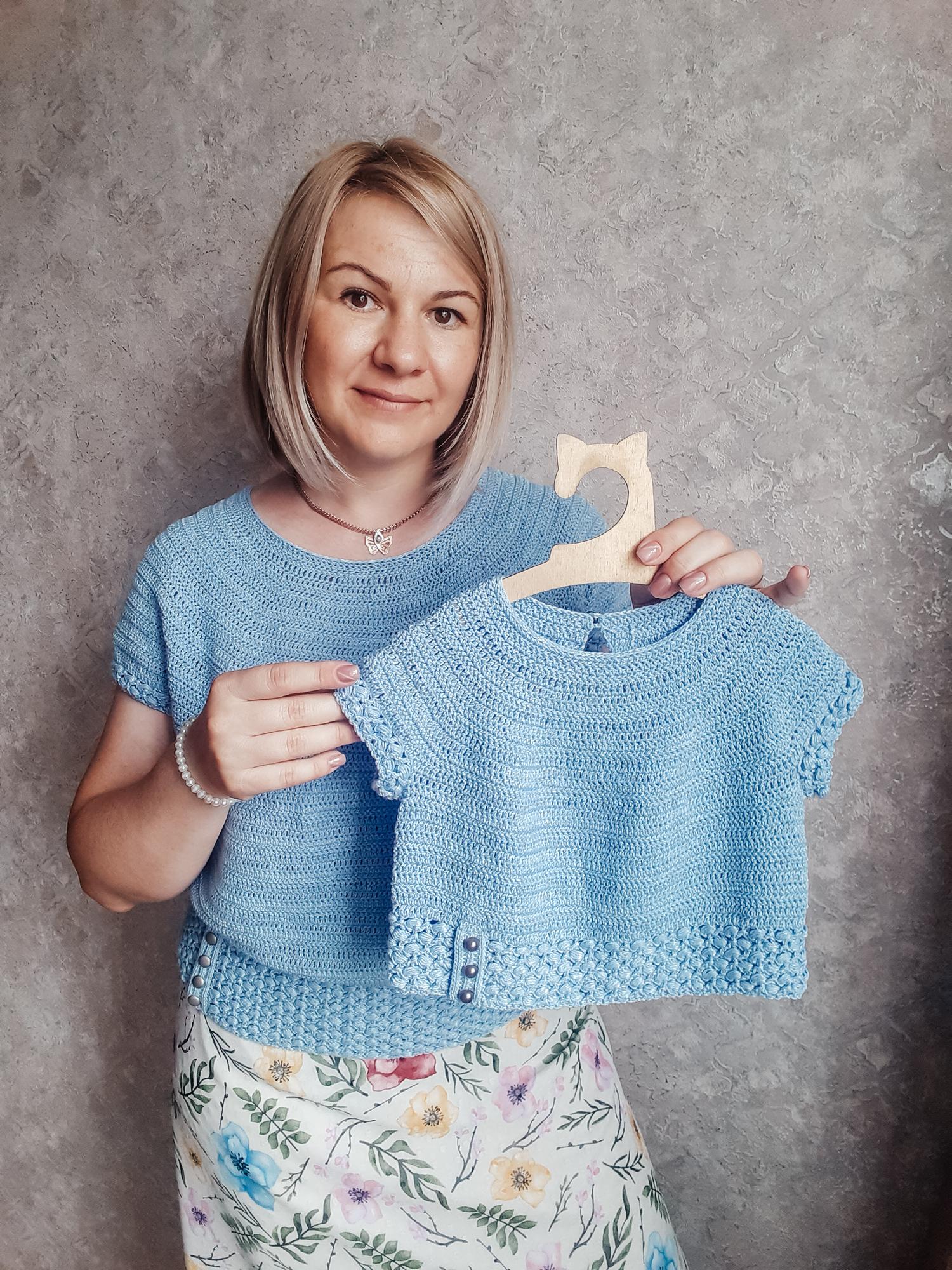 МК. Кофточка "Жемчужина"