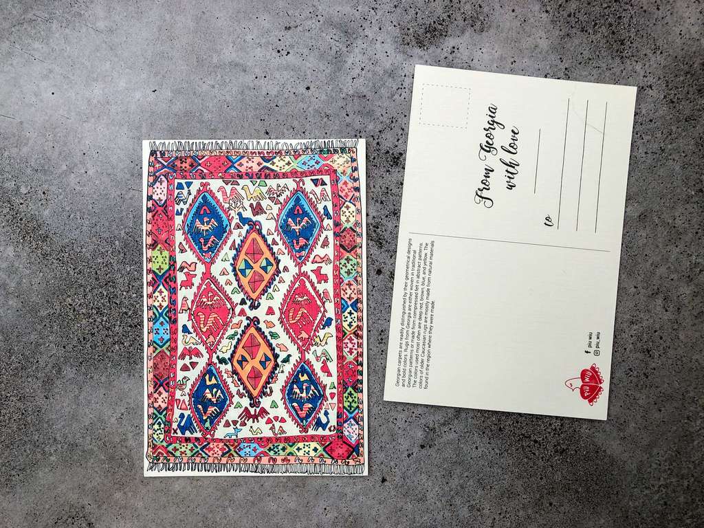 Открытка "Ковёр"/ Postcard "Carpet"