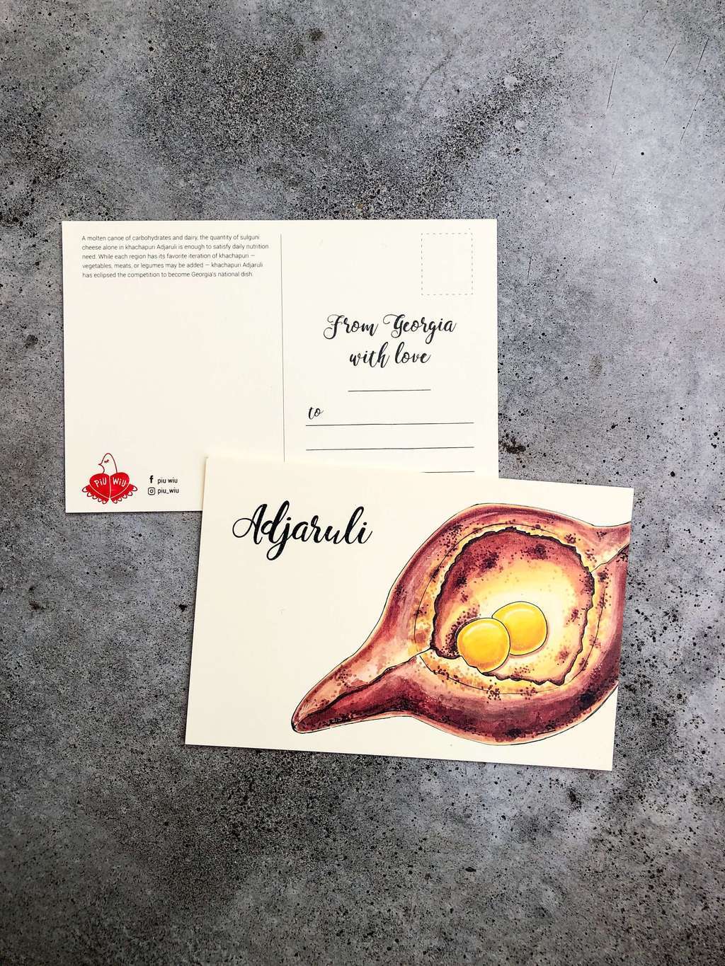 Открытка "Аджарули"/ Postcard "Adjaruli"