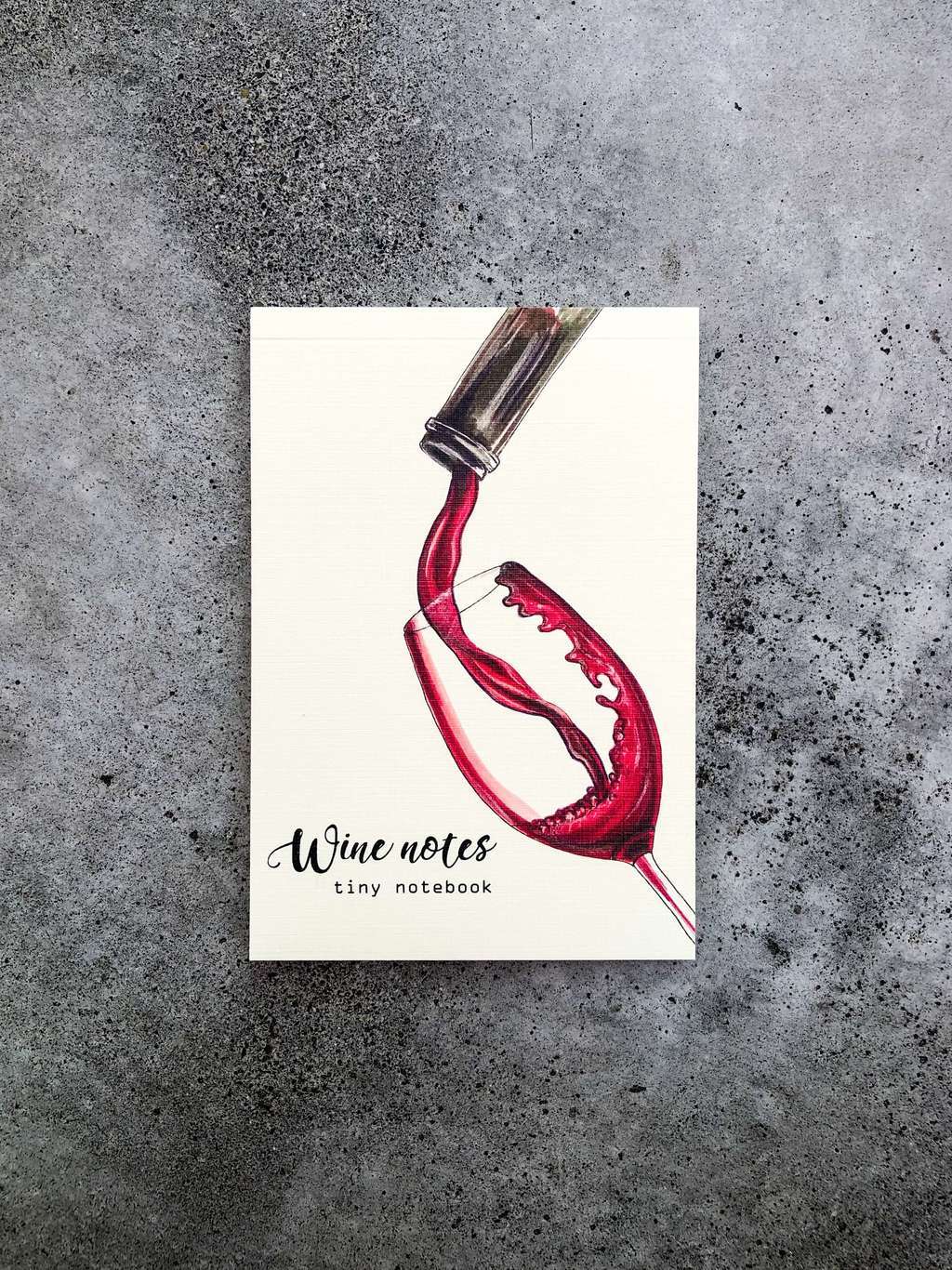 Миниблокнот "Вино"/ Tine notebook "Wine notes"