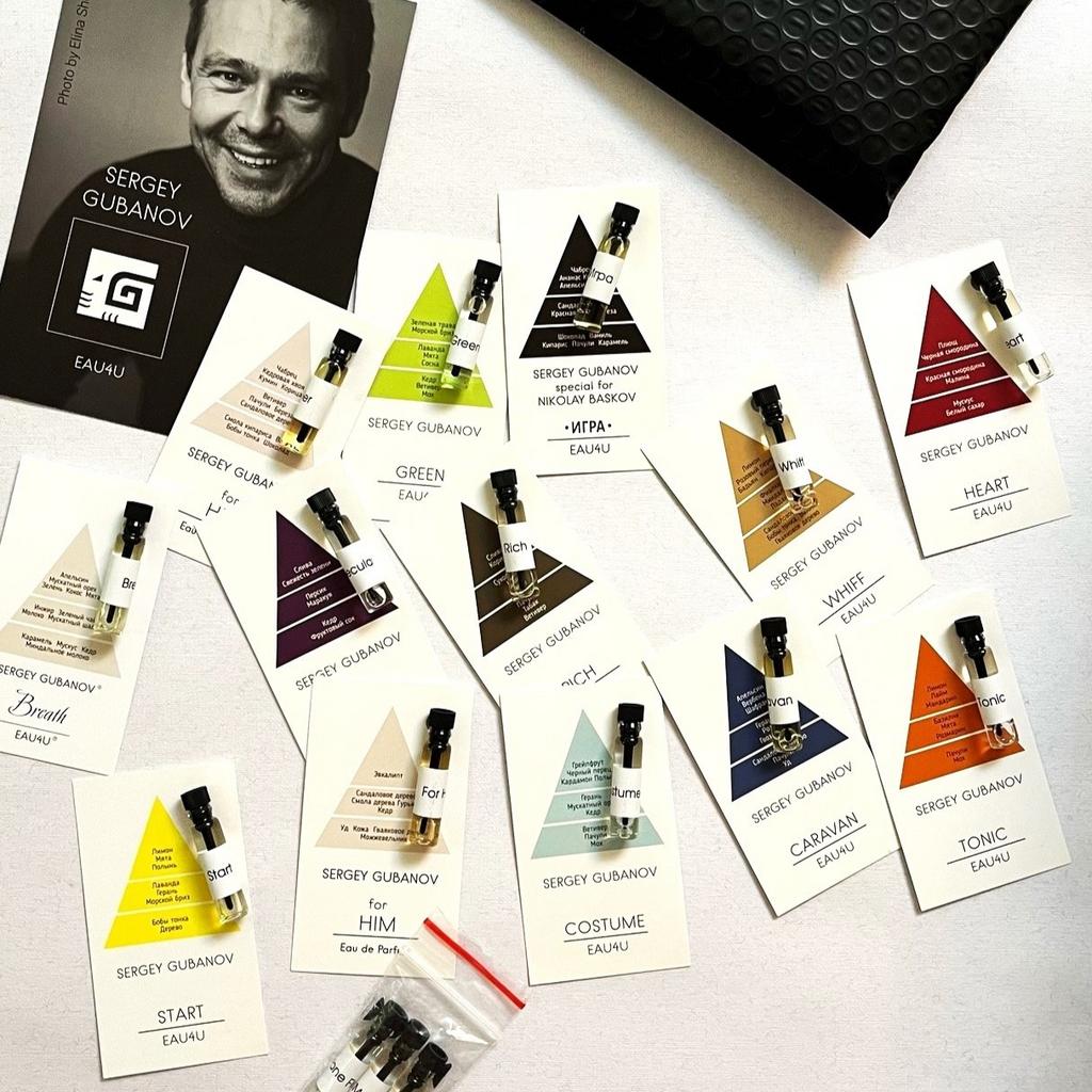 Семпл-бокс Sergey Gubanov EAU4U, 15шт.* 1 мл.