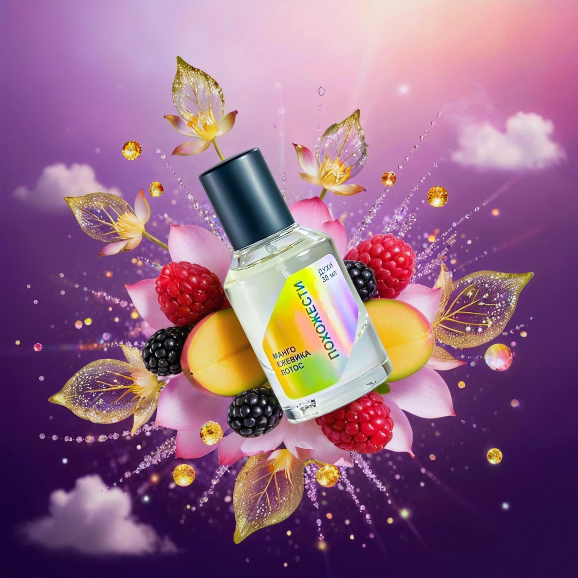 Манго/Ежевика/Лотос, Похожести