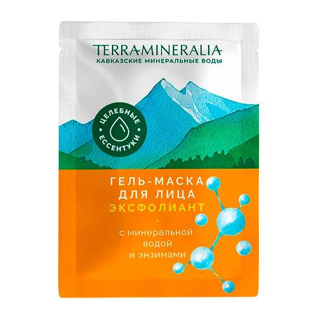 Гель-маска для лица «Эксфолиант» с минеральной водой и энзимами, TERRAMINERALIA