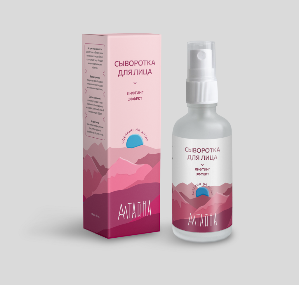 Сыворотка для лица лифтинг эффект, Алтайна