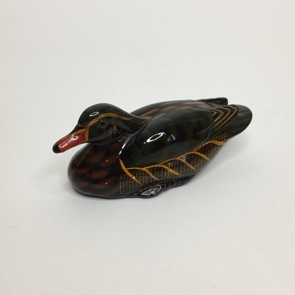 ✨Винтажная фигурка  "Утка" папье маше Арт 1595